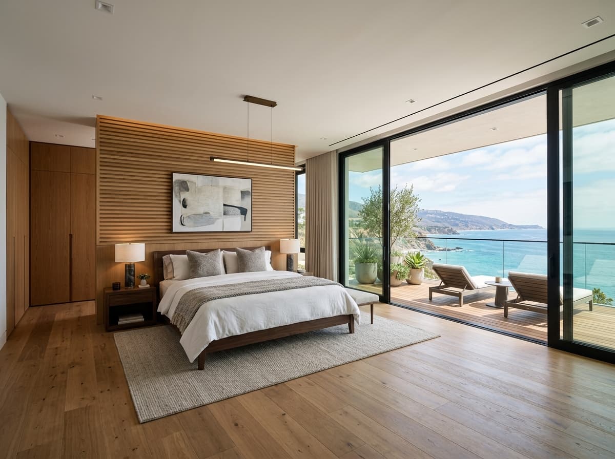 Master bedroom suite
